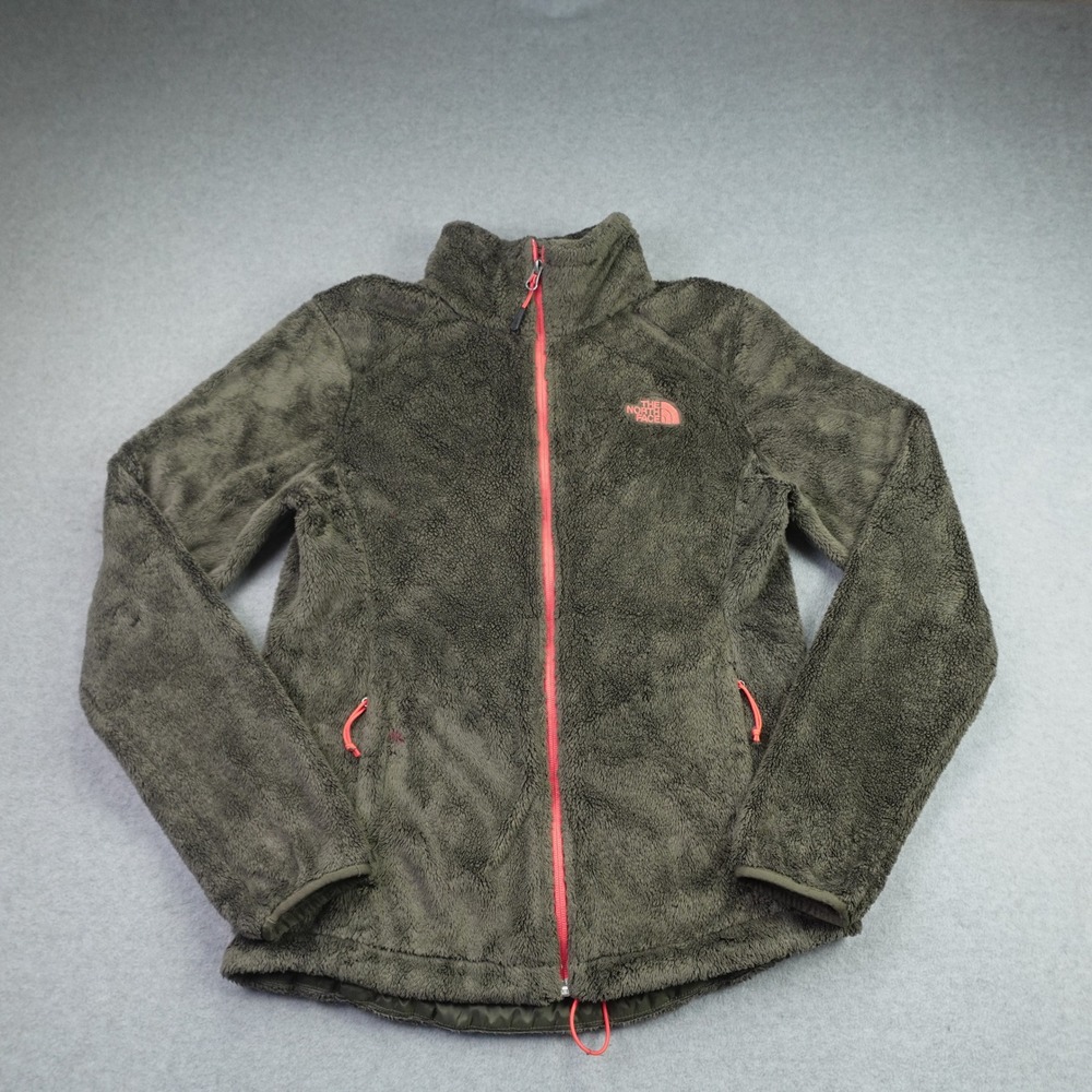 The North Face Jacket Womens Medium Olive Green Osito Fleece Full Zip